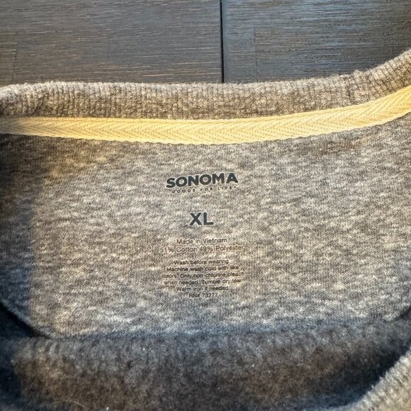 Gray Crewneck Sweater - XL - Like New - Picture 3 of 3
